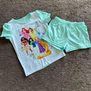 Disney Princess Aqua Sleepwear Set